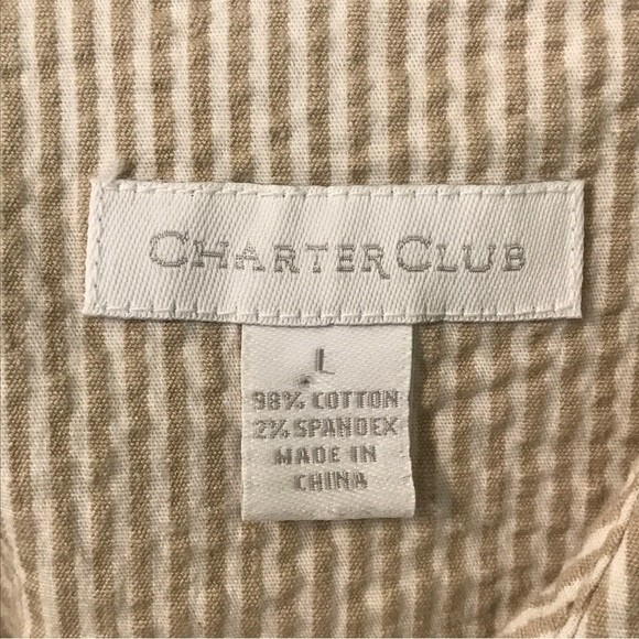 Charter Club Lightweight Searsucker Jacket - Picture 9 of 10